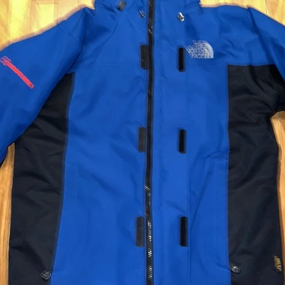 The North Face Blue & Black Men’s Raintex Winter Coat w/Removable Inner Fleece